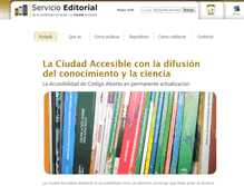 Tablet Screenshot of editorial.laciudadaccesible.com