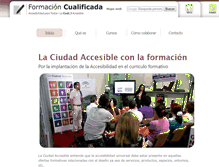 Tablet Screenshot of formacion.laciudadaccesible.com